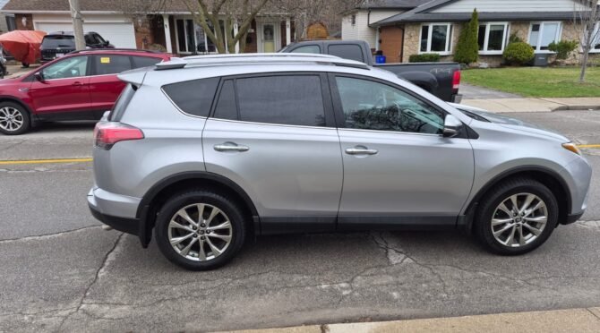 Toyota Rav 4 2017 — available at DPATTOS, Hamilton ON